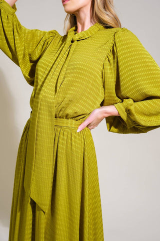 LOVE LIKE OURS WOVEN MIDI DRESS