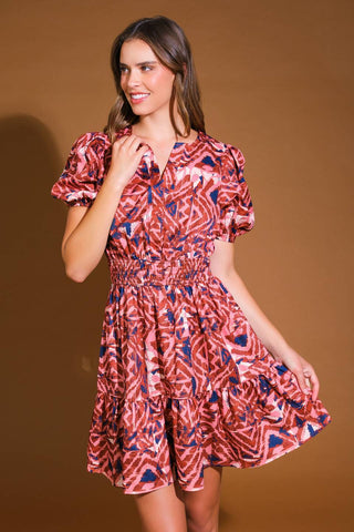 EXCEPTIONAL STATUS WOVEN MINI DRESS