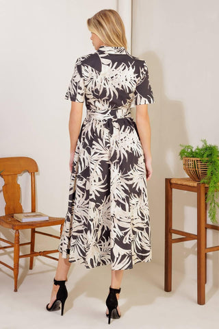 ALL YOU DO WOVEN MIDI DRESS