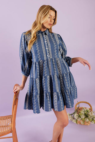 ENDLESS SUNSHINE WOVEN MINI DRESS