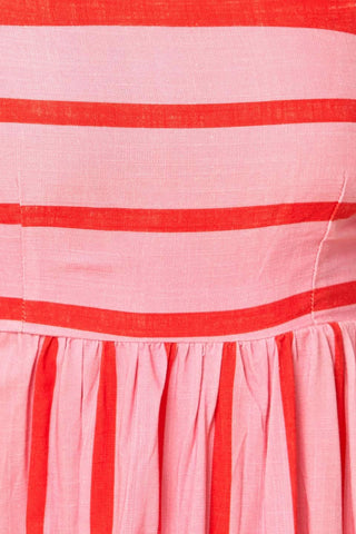 SPEAK NOW WOVEN MIDI DRESS