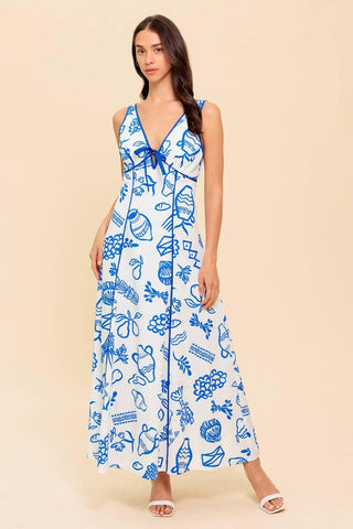 ITALIAN SUMMER WOVEN ANKLE DRESS