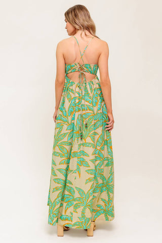 BLOSSOM SPELL WOVEN MAXI DRESS