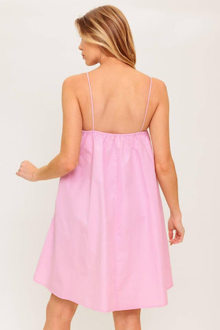 INVESTED IN YOU WOVEN MINI DRESS