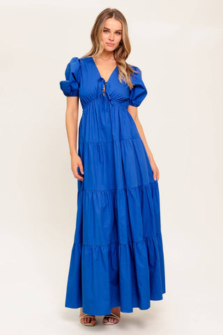 SUMMER GLOW WOVEN MAXI DRESS