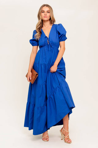 SUMMER GLOW WOVEN MAXI DRESS