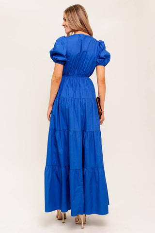 SUMMER GLOW WOVEN MAXI DRESS