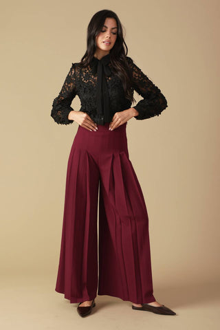 WANDERING HEARTS WOVEN PANTS