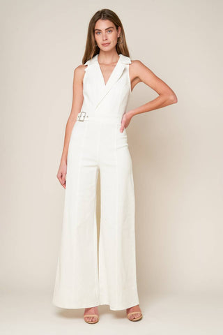SHOPPING AROUND WOVEN JUMPSUIT