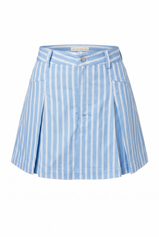 VALERIA POWDER BLUE WOVEN SKORT