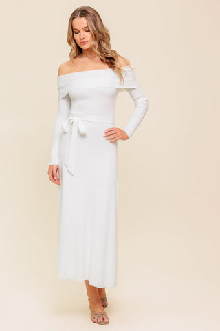 ALL A FANTASY SWEATER MIDI DRESS