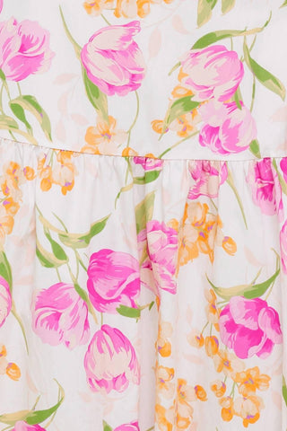 BOTANICAL BLISS WOVEN TOP AND SKIRT SET