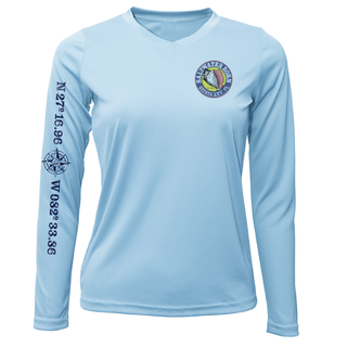 Siesta Key Saltwater Born Long Sleeve UPF 50+ Dry-Fit Shirt