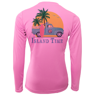Key West Island Time Women's Long Sleeve UPF 50+ Dry-Fit Shirt