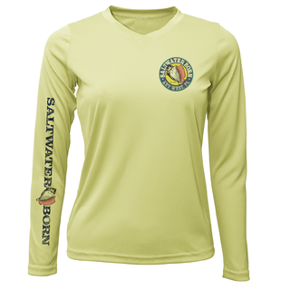 Key West "Surrender The Booty" Women's Long Sleeve UPF 50+ Dry-Fit Shirt