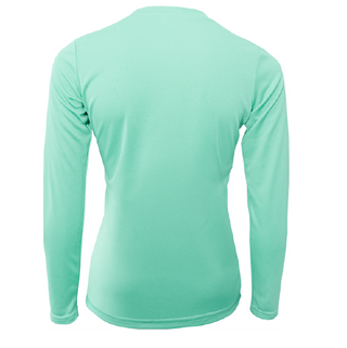 "Life Is Better At The Beach" Conch Women's Long Sleeve UPF 50+ Dry-Fit Shirt (No Back)
