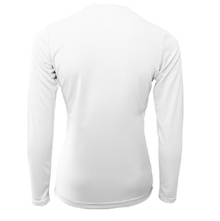 "Life Is Better At The Beach" Conch Women's Long Sleeve UPF 50+ Dry-Fit Shirt (No Back)