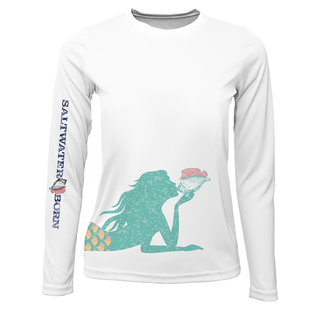 Mermaid Wrap Long Sleeve UPF 50+ Dry-Fit Shirt