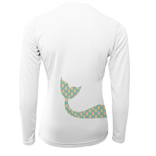 Mermaid Wrap Women's Long Sleeve UPF 50+ Dry-Fit Shirt
