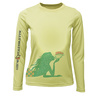 Mermaid Wrap Women's Long Sleeve UPF 50+ Dry-Fit Shirt