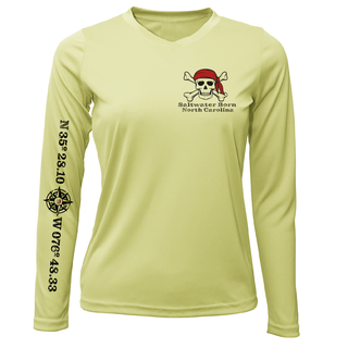 North Carolina Blackbeard Women's Long Sleeve UPF 50+ Dry-Fit Shirt