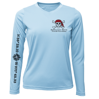 North Carolina Blackbeard Women's Long Sleeve UPF 50+ Dry-Fit Shirt