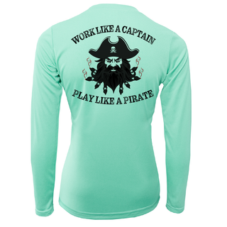 North Carolina Blackbeard Women's Long Sleeve UPF 50+ Dry-Fit Shirt