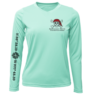 North Carolina Blackbeard Women's Long Sleeve UPF 50+ Dry-Fit Shirt