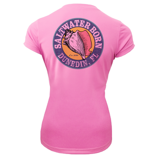 Dunedin Florida Girl Women's Short Sleeve UPF 50+ Dry-Fit Shirt