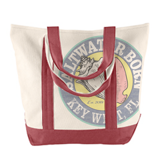 Saltwater Born Canvas Tote