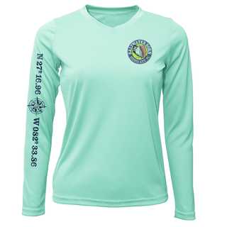 Siesta Key Saltwater Born Long Sleeve UPF 50+ Dry-Fit Shirt