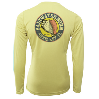 Siesta Key "Saltwater Hair...Don't Care" Long Sleeve UPF 50+ Dry-Fit Shirt