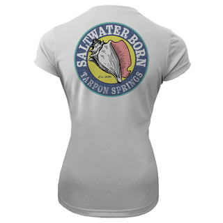 Tarpon Springs Florida Girl Women's Short Sleeve UPF 50+ Dry-Fit Shirt