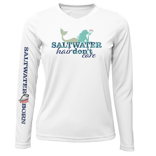 Stuart "Saltwater Hair...Don't Care" Long Sleeve UPF 50+ Dry-Fit Shirt
