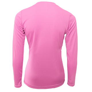 "Life Is Better At The Beach" Conch Women's Long Sleeve UPF 50+ Dry-Fit Shirt (No Back)