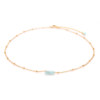 Divine Healer + Aquamarine Necklace Stack