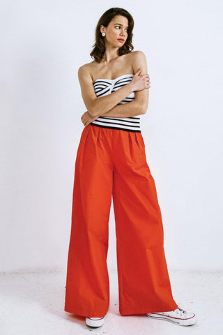 LOOK YOUR BEST POPLIN PANTS