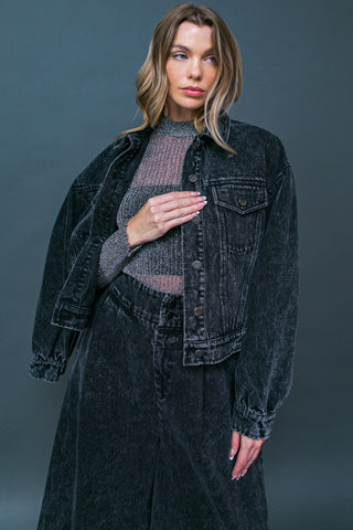 SEE YOU GO DENIM JACKET