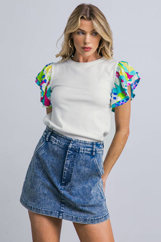 GLITTERY GLEE SWEATER TOP