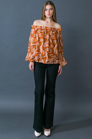 MAKE ME BELIEVE WOVEN TOP