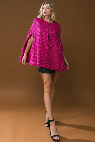 SUNSET DANCE TWEED CAPELET