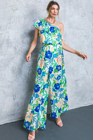 FLORAL IN THE WORLD WOVEN PANTS